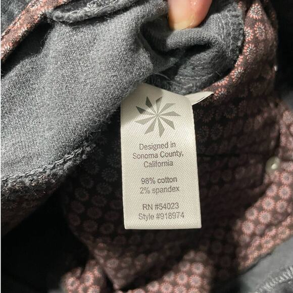 Athleta Women's Size 4 Roseville Skirt Flint Grey Black Velvet Style 918974 - Picture 7 of 9